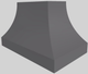 Vent-A-Hood® Designer Series 48" Gunsmoke Island Range Hood-3