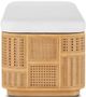 Currey & Company Anisa Natural/White Storage Bench-2
