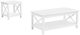 Coaster® Skyview 2-Piece White Rectangular Lift Top Coffee Table Set-0