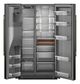 KitchenAid® 36" 20.8 Cu. Ft. Black Ore Counter Depth Side-by-Side Refrigerator with Exterior Ice and Water Dispenser-1