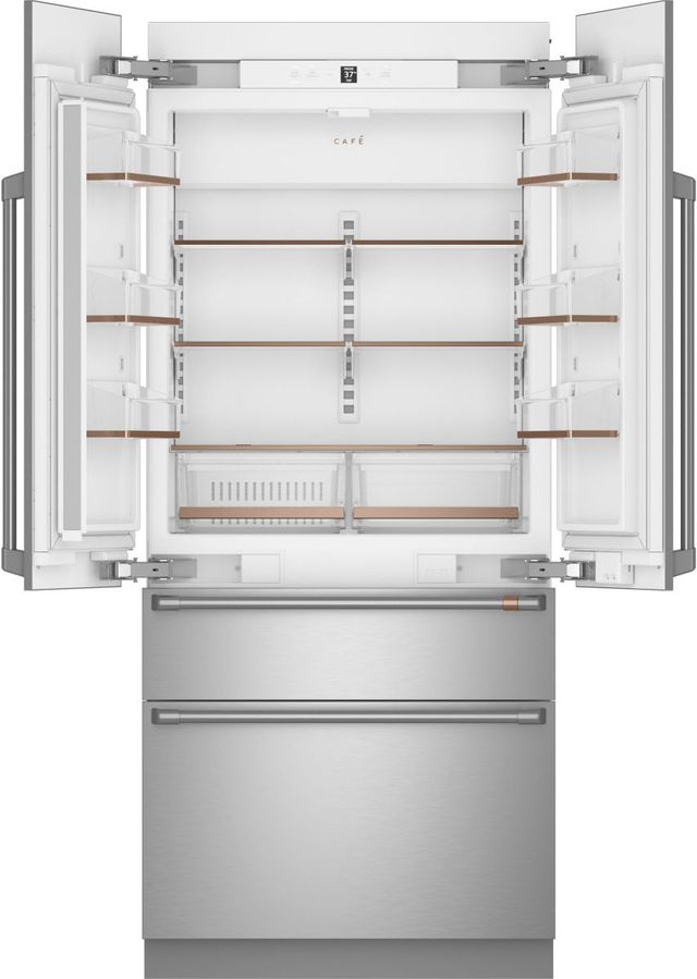 Café™ 36" 20.1 Cu. Ft. Panel Ready Built-In French Door Refrigerator-1