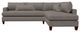 La-Z-Boy® Emric 2-Piece Onyx Right Arm Facing Chaise Sectional-1