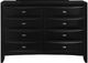 Global Furniture USA Linda Black Dresser-1