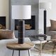 Surya Andrews Dark Brown Table Lamp-1