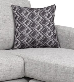 Sofa by Fancy© Lyson 2-Piece Slate Reversible Chaise Sectional Sofa-3