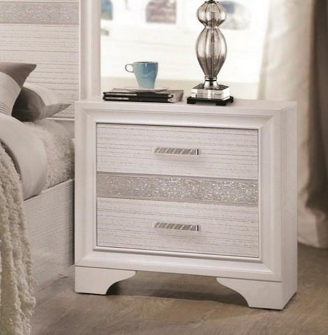 Coaster® Miranda White Nightstand-3