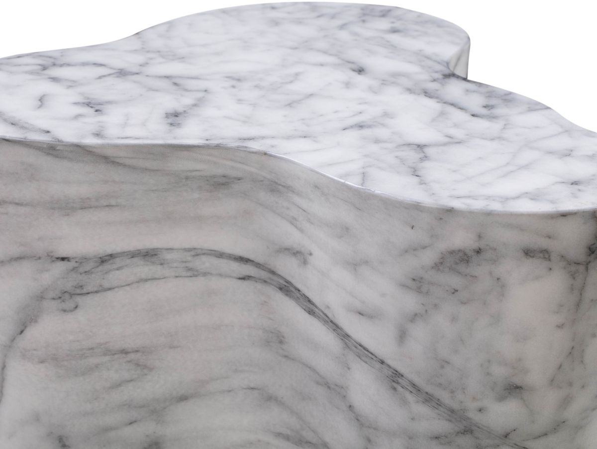 TOV Furniture Slab Marble Side Table - Thumbnail 3