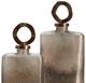 Crestview Collection Valentina 2-Piece Silver Covered Vase Set-1