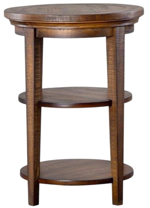 Magnussen Home® Bay Creek Toasted Nutmeg Accent End Table-2