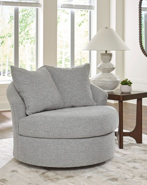 Signature Design by Ashley® UrbanCrest Pewter Swivel Accent Chair-1