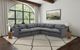 Coaster® Hobson 5-Piece Charcoal Upholstered Modular Sectional-1
