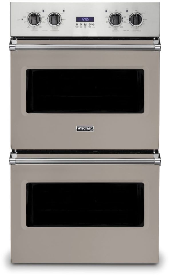 Viking® 5 Series 30" Pacific Grey Professional Built In Double Electric Select Wall Oven-0
