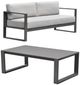 Intercon Navarro 4-Piece Mocha Aluminum/Fabric Outdoor Conversational Set-2