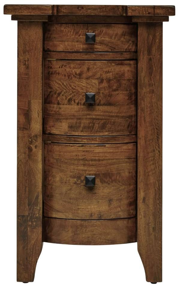 Napa Furniture Design Whistler Retreat Chestnut Small Nightstand-0
