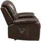 Elements International Dylan Tucson Brown Power Motion Recliner-2