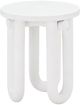 TOV Furniture Tildy White Concrete Indoor/Outdoor Side Table-0