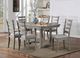Furniture of America® Laquila 7-Piece Gray Dining Set-1