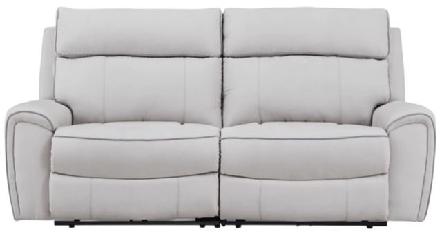 Signature Design by Ashley® Grafton Pike 2-Piece Ash/Pearl Power Reclining Modular Sectional Loveseat-0