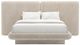 Caracole® Overlap Ivory Queen Upholstered Bed with Two Panels-1