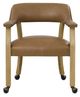 Steve Silver Co. Rylie Camel/Natural Captain Dining Arm Chair-2