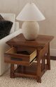 A-America® Eldora Saddle Brown End Table-3