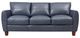 Leather Italia™ Georgetowne Traverse Blue Sofa-1