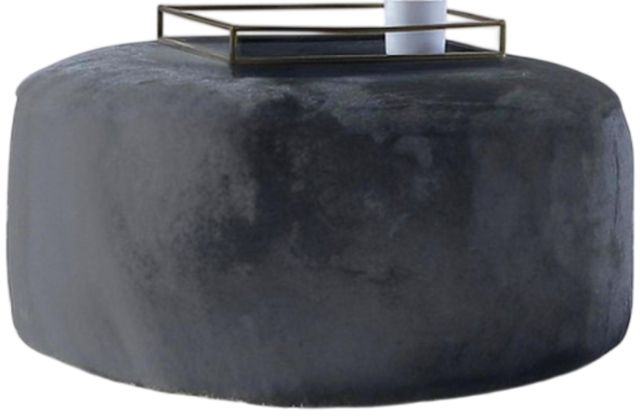 Behold™ Home Breeze Onyx Round Ottoman-0