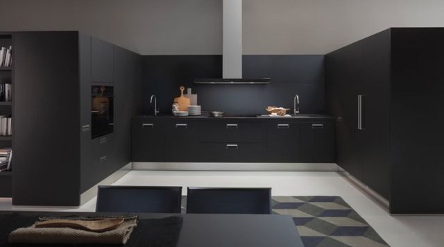 Wolf® 45" Black Cooktop Wall Hood-1