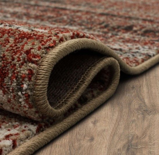 Karastan® Expressions by Scott Living Craquelure Ginger 2' x 3' Throw Rug-1