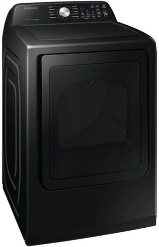 Samsung 7.4 Cu. Ft. Brushed Black Front Load Electric Dryer with Wi-Fi and SmartThings