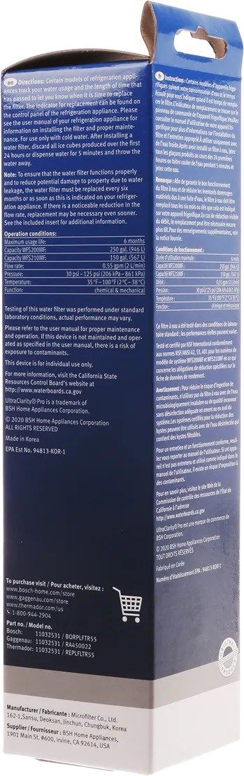 Bosch® Ultraclarity Pro™ Water Filter-2