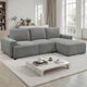 Primo International™ Chiara Gray Left-Facing Sleeper-1