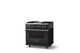 Viking® 5 Series 36" Antique Bronze Pro Style Dual Fuel (NG) Range with Polished Chrome Trim-2