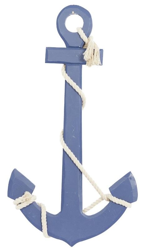 Deco Marche Blue Anchor Wall Decor-2