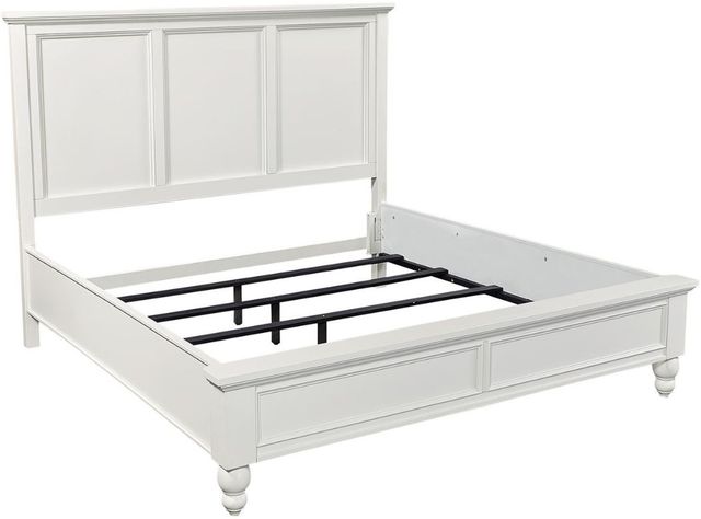 aspenhome® Cambridge White California King Panel Bed-1