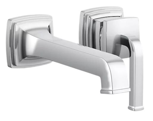 KOHLER® Riff® Polished Chrome Wall-Mount Single-Handle Bathroom Sink Faucet-0