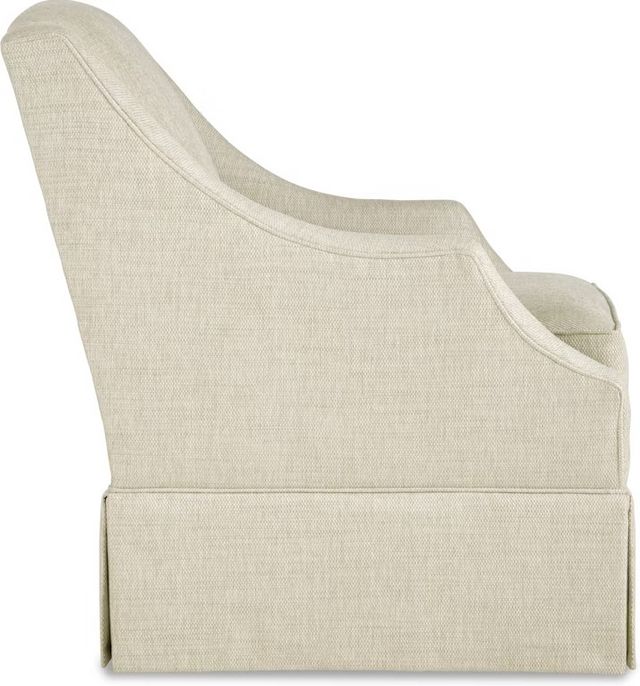 Craftmaster® Customizable Craftmaster Essentials Skirted Swivel Chair-2