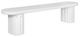 Moe's Home Collection Eris White Concrete Outdoor Bench-0