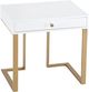 TOV Furniture Janie White Lacquer Side Table-2