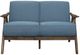 Mazin Furniture Damala Blue Loveseat-1