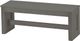 Crate Designs™ Furniture Graphite Wood Lacquer Top Bench-0