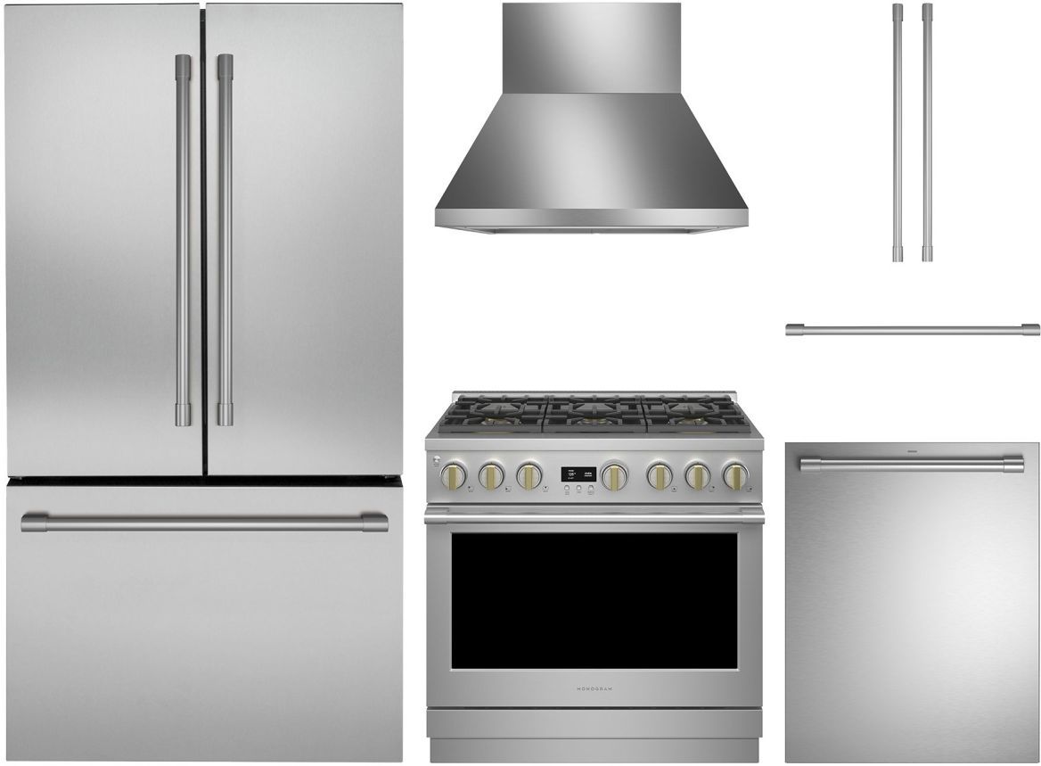 Monogram® 5 Piece Stainless Steel Kitchen Package 