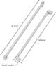 ZLINE 60" Stainless Steel Refrigerator Handles-1