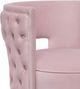 TOV Furniture Mimosa Blush Velvet Swivel Chair-3