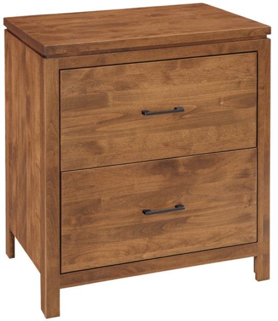 Archbold Furniture Customizable 2 West 2-Drawer Modern File-0
