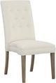 Fairfield® Customizable Entree Dining Straight Tall Back Tufted Armless Stack Dining Chair with Mica Legs-0