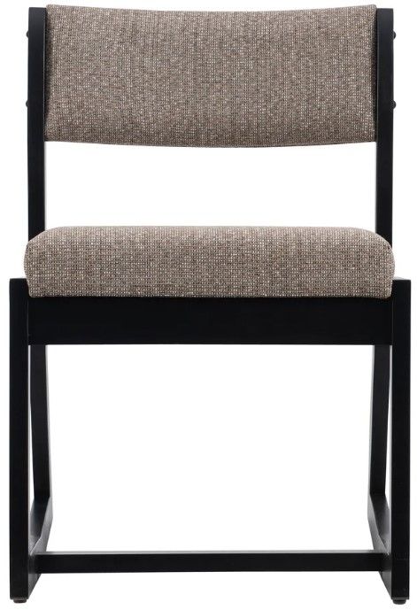 Linon Corso Black/Stone Upholstered Rocking Chair-3
