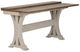Liberty Furniture Farmhouse Reimagined Chestnut Flip Lid Sofa Table with Antique White Base-4