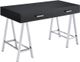 ACME Furniture Coleen Black High Gloss Desk with Chrome Base-0