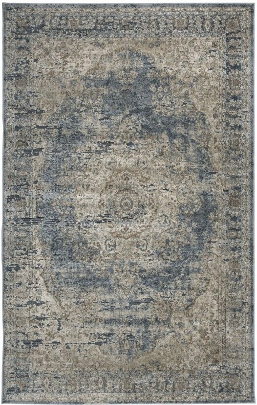 Signature Design by Ashley® South Blue/Tan 8'x10' Large Area Rug